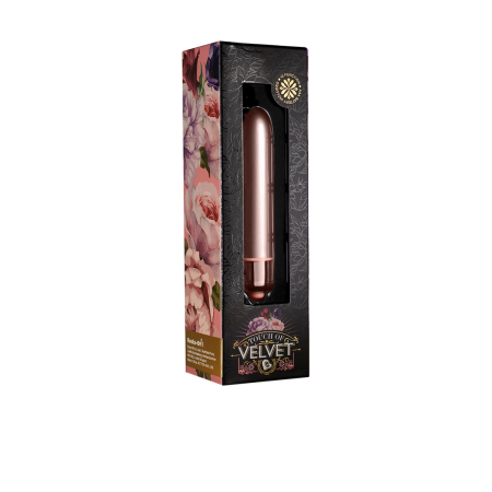 Touch of Velvet 10-Speed Compact Vibrating Bullet 9 cm Rose Blush
