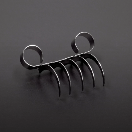 Shots Bear Claw Telescopic Stainless Steel Back Scratcher Silver