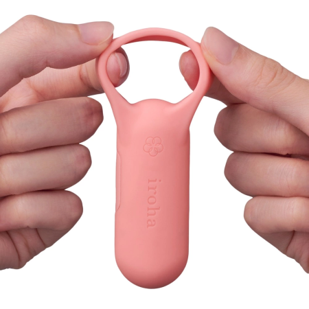 iroha SVR+ Coral Pink Silicone Multi-Functional Vibrating Ring