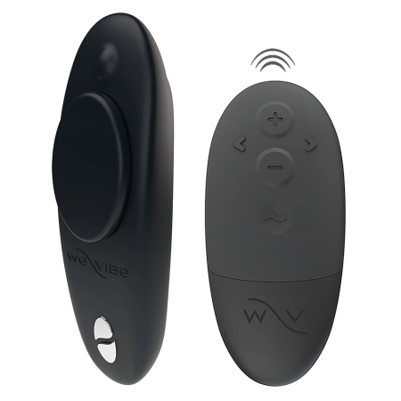 We-Vibe Moxie+ Satin Black - Discreet Wearable Intimate Device, USB