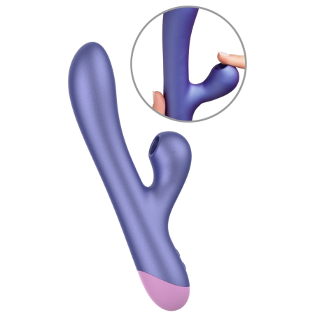 ROMP Pulse Dual Stimulation Vibrator Metallic, Waterproof, 22 cm