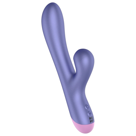 ROMP Pulse Dual Stimulation Vibrator Metallic, Waterproof, 22 cm
