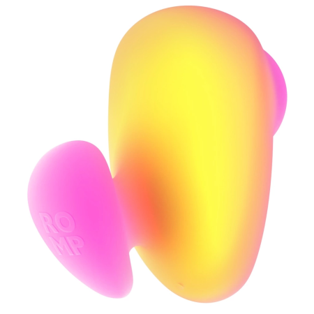 ROMP Kiss Pink Lemonade Compact Air Pulse Intimate Device Silicone