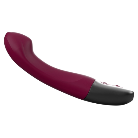 Titanz Vibrator Rubine Red - Flexible Silicone Model, 10 Modes, 19.5cm