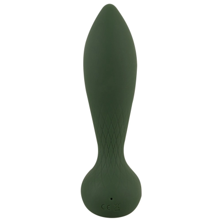 Emerald Love Luxurious RC Plug - Vibrating, Remote Control, Green, 14 cm