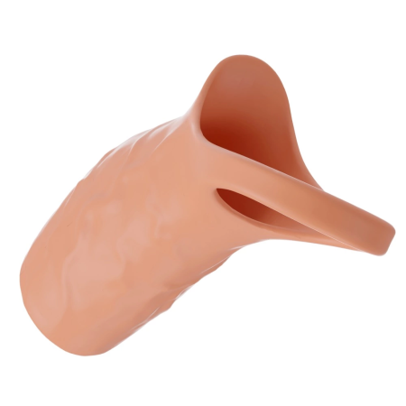 Realistixxx Real Sleeve Open Silicone Vibrating Extension 14cm