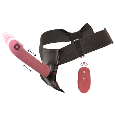 You2Toys Your Strap-On Pink - Dual Motor, Remote, Adjustable Harness