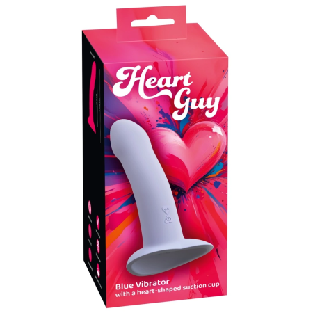 You2Toys Heart Guy Blue Intimate Machine with Suction Base, 17cm