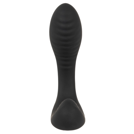 You2Toys Intense RC Silicone Anal Plug with Dual Motors & Remote, Black