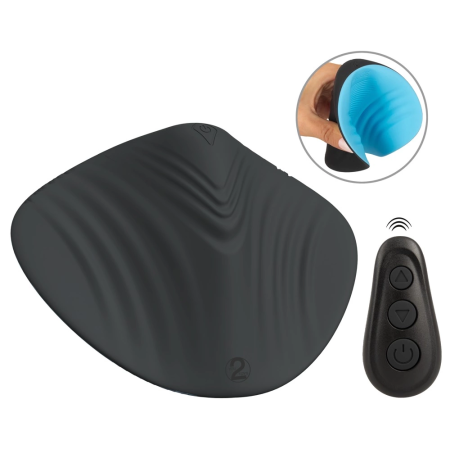 Couples Choice RC Lay-On Multi Toy - Flexible Silicone Remote Massager 11.7cm