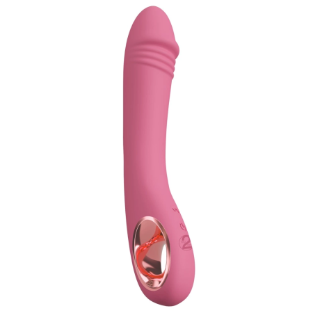 You2Toys Slim G-Spot Rose Vibrating Massager, 10 Modes, Pink, 21.4cm