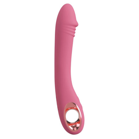 You2Toys Slim G-Spot Rose Vibrating Massager, 10 Modes, Pink, 21.4cm
