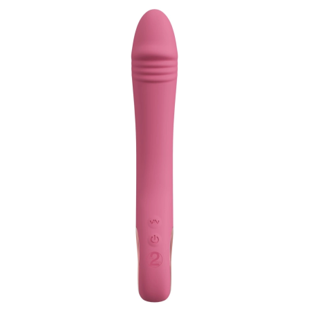 You2Toys Slim G-Spot Rose Vibrating Massager, 10 Modes, Pink, 21.4cm