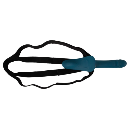 You2Toys Your Strap-On RC Vibrator Blue - Dual Motor, Adjustable Harness