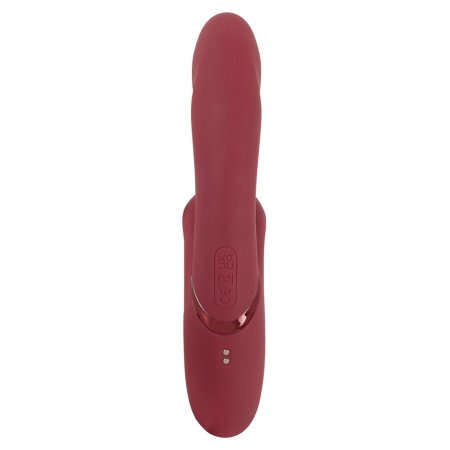 Javida 2 Function Rabbit Vibe Thumpin Silicone Dual Motor Massager Pink