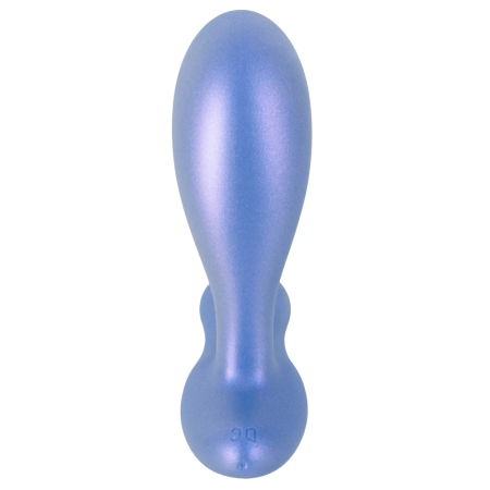 Sweet Smile Flexible Metallic Silicone Dual-Motor Anal Model, 11.5 cm