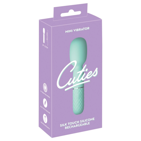 Cuties Mini Wand 5th Gen Green - Compact Rechargeable Silicone Massager