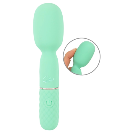 Cuties Mini Wand 5th Gen Green - Compact Rechargeable Silicone Massager