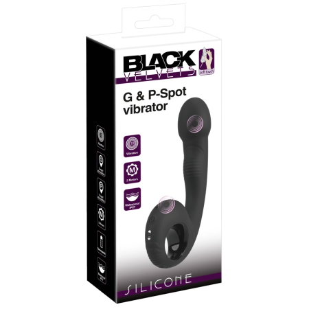 Black Velvets G&P-Spot Vibrator Dual Motor Waterproof Silicone 16.8cm