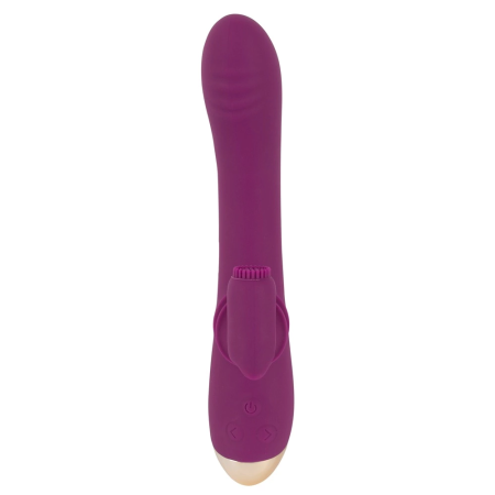 Javida 2-Function Intimate Device with Moving Stimulator, Purple, 22.3 cm
