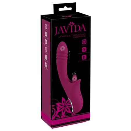 Javida Licking & Thrusting Intimate Machine Silicone, 22.5 cm, Pink