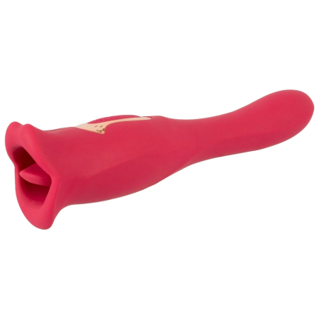 You2Toys Oral Fun Vibrator L Dual-Ended Moving Lips Pink 22.2cm