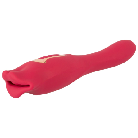 You2Toys Oral Fun Vibrator L Dual-Ended Moving Lips Pink 22.2cm