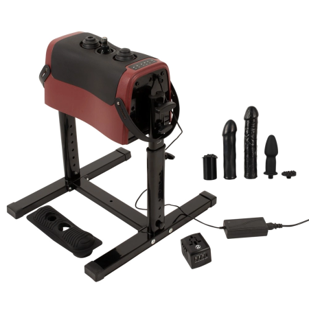 The Banger CLIMAXXR360 Multi-Attachment Electric Intimate Machine, Adjustable Seat