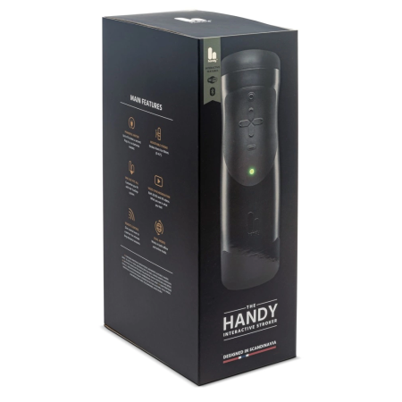 The Handy 1.1 Interactive Automatic Stroker, Adjustable, Black, 23cm