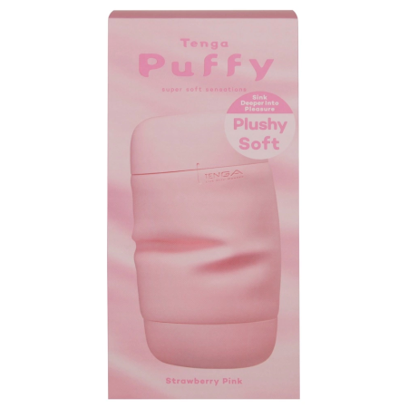 TENGA Puffy Strawberry Pink Intimate Cup Marshmallow Texture 16.5cm