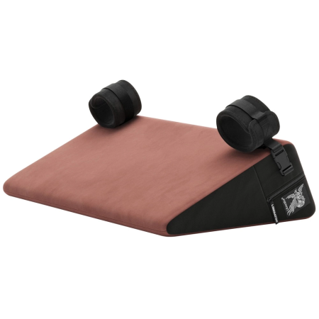 Liberator Bondage Wedge Mauve - Ergonomic Support Cushion with Restraints