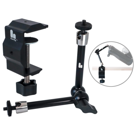 The Handy Adjustable Desk Mount - Foldable Clamp for Intimate Device Positioning