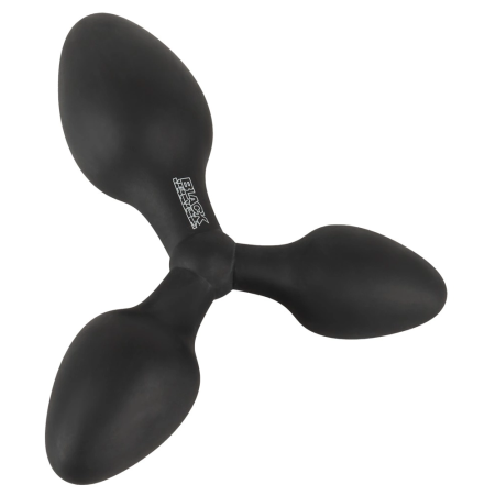Black Velvets Training System Triple Silicone Plug Set S-M-L Black