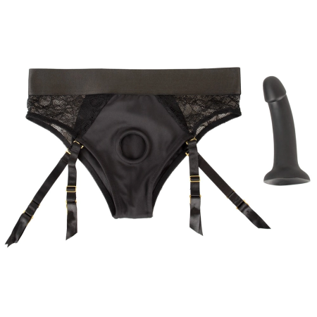 You2Toys Your Strap-On Set - Black Briefs with Adjustable Straps & Silicone System