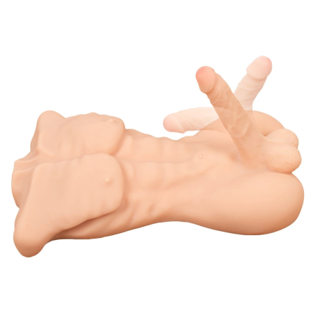 Realistixxx Deluxe Man Anatomical Torso, Naturskin Material, 52 cm