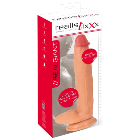 Realistixxx Real Giant Intimate Machine 32.7 cm Dual Density Silicone