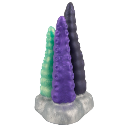 You2Toys Beasty Cocks Triple Tentacle Silicone Fantasy Model 22cm