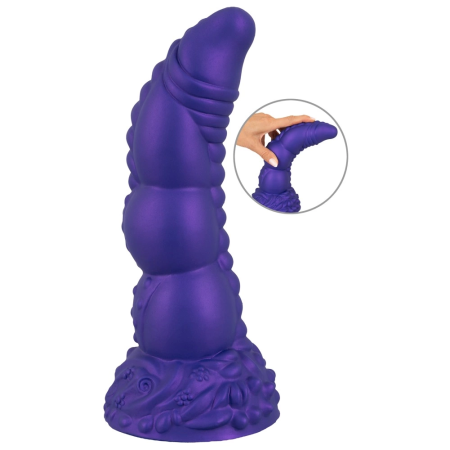 Beasty Cocks Demon of Desire Liquid Silicone Intimate Model 22.5 cm Metallic