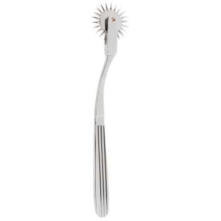Fetish Collection Silver Single Pinwheel Steel Precision Tool 18.5cm