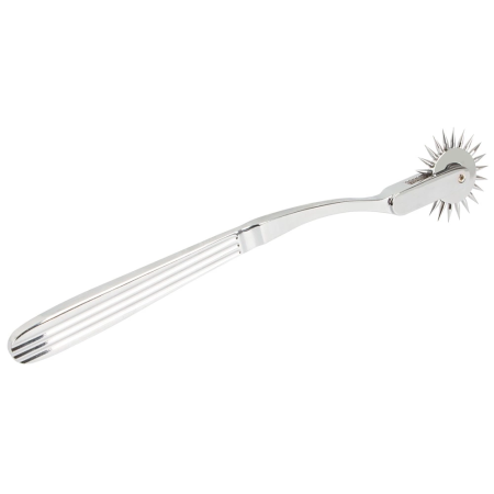 Fetish Collection Silver Single Pinwheel Steel Precision Tool 18.5cm