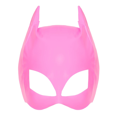 Black Level Vinyl Cat Mask Pink S-L Adjustable Shiny Finish
