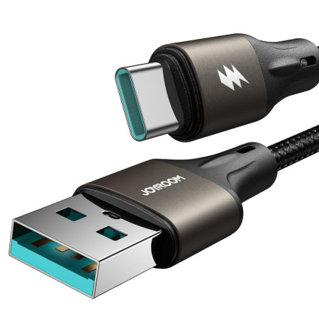 Joyroom SA25-AC3 USB kabelis USB-C 3A 2.0m juodas