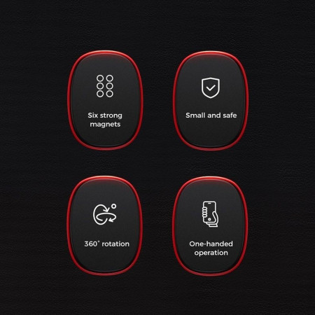 Automobilinis telefono laikiklis Joyroom JR-ZS205 (oro ventiliacija) magnetinis juodas