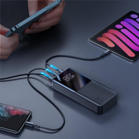 Joyroom Išorinė baterija Power Bank JR-QP192 22.5W 20000mAh juoda