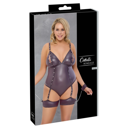 Cottelli Collection Body Bondage 2XL Purple Matte Restraint System