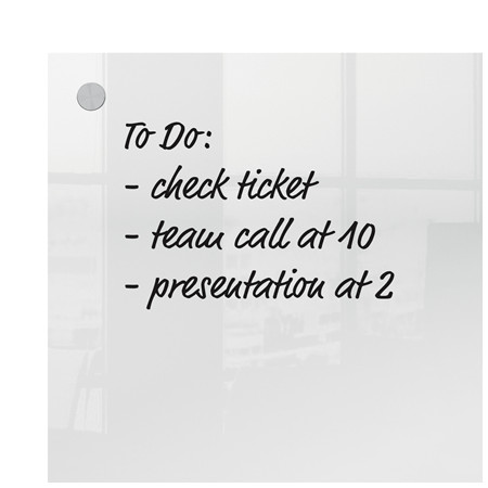 Nobo 1915620 balta akrilo lenta 450 x 450 mm