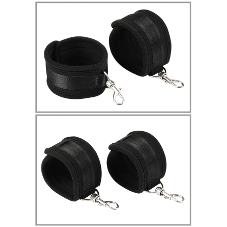 Liebe Seele Bound You Deluxe 12-Piece Restraint Set, Black, Adjustable