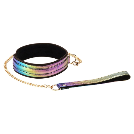 Liebe Seele Vivid Niji 8-Piece Rainbow Bondage Set, Adjustable, Glossy Finish