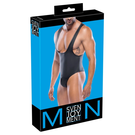 Svenjoyment Men's Wrestler Style Matte Black Body M - Comfort Fit, Zippered Pouch