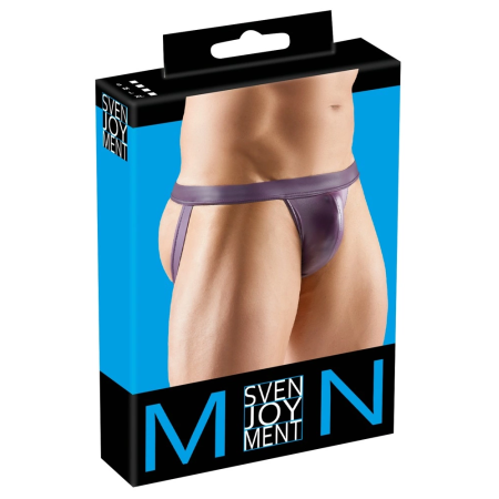 Svenjoyment Men's Jock S Purple Matte Look Stretch Briefs